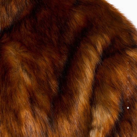 KHY Luxurious Brown Faux Fur Coat - Picture 7 of 12
